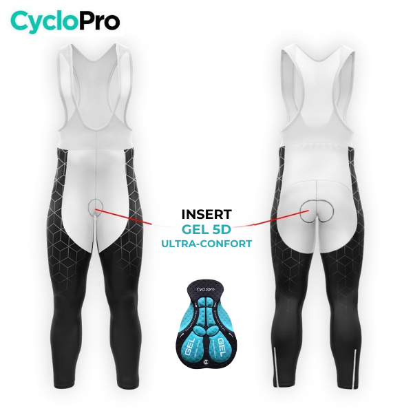 COLLANT CYCLISTE HIVER HOMME / NOIR - CUBIC+