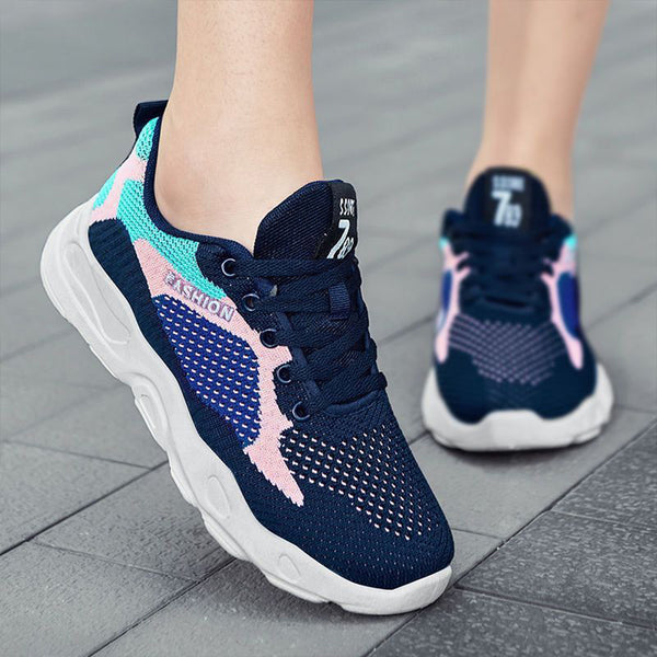 Basket Running Femme Agility bleues