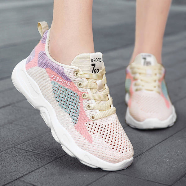 Basket Running Femme Agility rose
