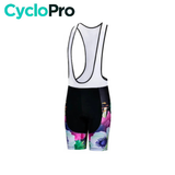 Cuissard Vélo de Route Noir - Flowers+