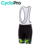 Cuissard Vélo de Route Noir et Vert - Heart