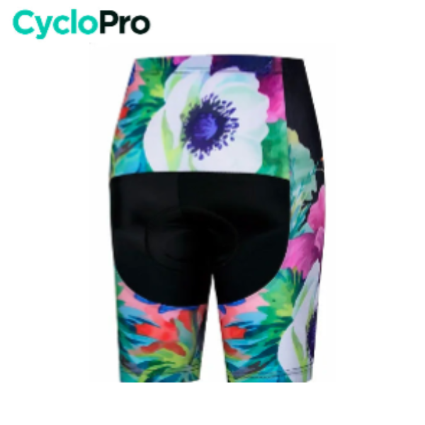 Cuissard Vélo de Route Noir - Flowers+