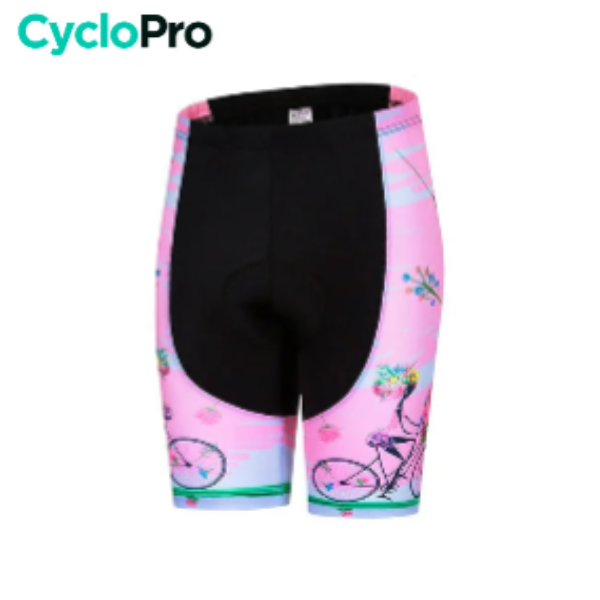 Cuissard Vélo de Route Rose - Happy+