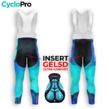 BLAUWE WINTERFIETSTIGHT VOOR HEREN - HORIZON+