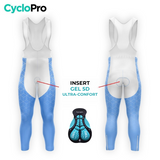 HERFST FIETSOUTFIT HEREN BLAUW - CUBIC+