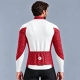 MAILLOT LONG DE CYCLISME HIVER GRENAT - CUBIC+ 1