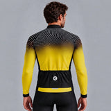MAILLOT LONG DE CYCLISME HIVER JAUNE - DIMENSION 1
