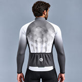 MAILLOT LONG DE CYCLISME HIVER NOIR - CRISTAL+ 1