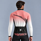 MAILLOT LONG DE CYCLISME HIVER ROUGE - TRACE+ 1