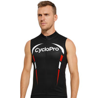 Dynamo rood mouwloos wielershirt