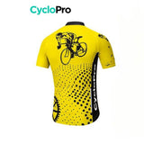 Maillot Cyclisme Route Jaune - Vintage