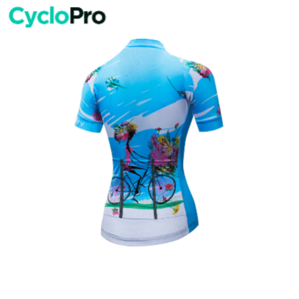 Blauw racefietsshirt - Happy+