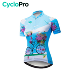Blauw racefietsshirt - Happy+