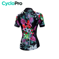 Maillot Vélo de Route Coloré - Floral+