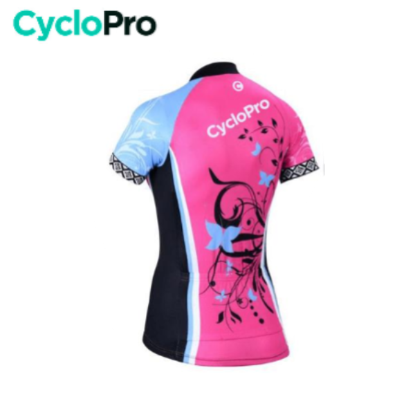 Maillot Vélo de Route à Fleurs - Confort+