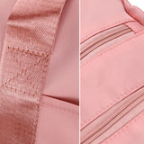 Sac de sport femme rose double poche