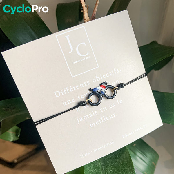 Bracelet Vélo France - Black Édition