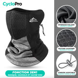 Cache-cou 3EN1 Cyclisme - Mountain+