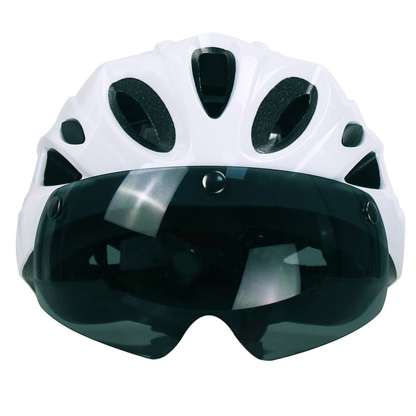 casque velo visiere blanc pur adventure 3