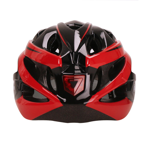 casque velo visiere rouge et blanc adventure 2