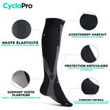 Chaussettes de récupération vélo - CompressorMax
