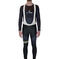 COLLANT CYCLISTE JAUNE LIBERTY+ - HIVER collant thermique homme GT-Cycle Outdoor Store XS Avec Bretelles 