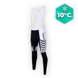 ZWART-WITTE DAMES FIETSTIGHTS - HERFST CycloPro dames fietsbroek met XS 