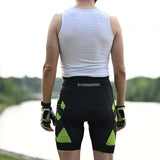 cuissard cycliste homme sans bretelles practical vert clair 2