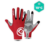 Herfstfietshandschoenen Rood - Skin+ fietshandschoenen CycloPro L 