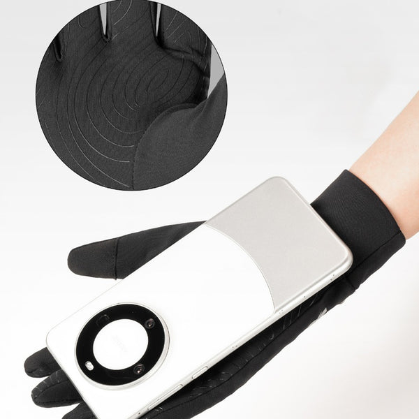 gants de running skinny noir 6