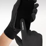 gants de running skinny noir 8