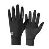 gants de running skinny noir