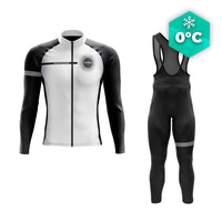 Witte winterfietsoutfit - Eklïps