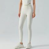witte fitnesslegging voor dames met hoge taille