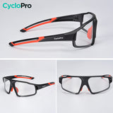 Lunettes Vélo Photochromiques rouge - Ascension+