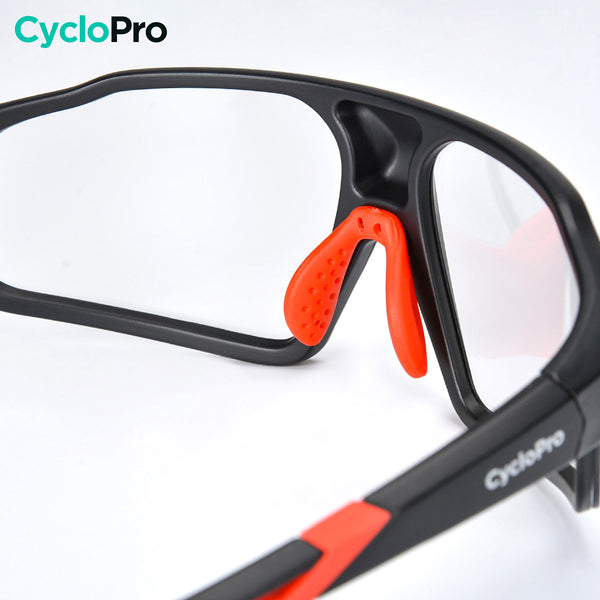 Lunettes Vélo Photochromiques rouge - Ascension+