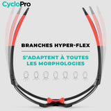Lunettes Vélo Photochromiques rouge
