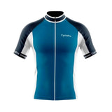 maillot cyclisme bleu uni