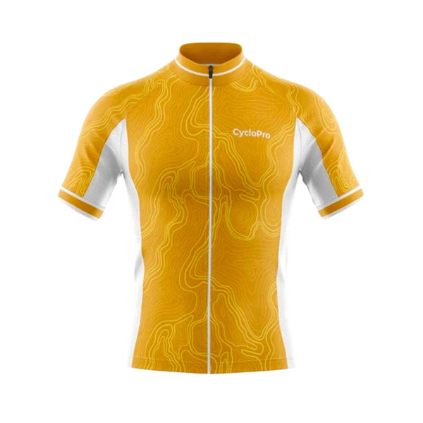 maillot cyclisme jaune fluidity