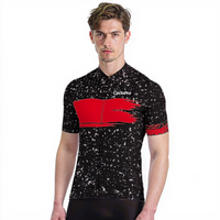 Maillot de cyclisme Rouge - Galaxy+