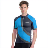 Maillot Cyclisme Route Bleu - Gladiator+
