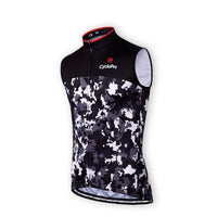 Zwart en wit mouwloos fietsshirt - Militair mouwloos herenshirt GT-Cycle Outdoor Store 4XL 