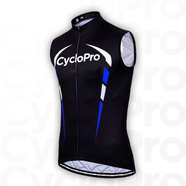 Mouwloos wielershirt zwart en rood - Dynamo mouwloos shirt GT-Cycle Outdoor Store Zwart en blauw 4XL 