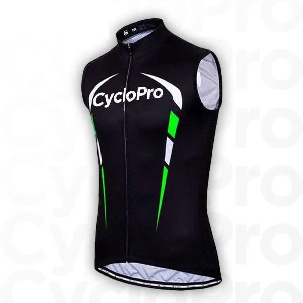 Mouwloos wielershirt Zwart en Rood - Dynamo mouwloos shirt GT-Cycle Outdoor Store Zwart en Groen 4XL 