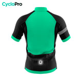 maillot cyclisme turquoise