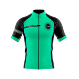 maillot cyclisme turquoise