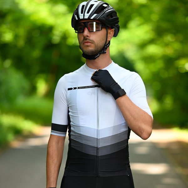 maillot cycliste agility blanche 3