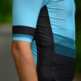 maillot cycliste agility bleu 2