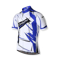 maillot cycliste motifs bleu
