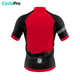 Pack Été Complet Rouge Eklïps - Tenue Cycliste + Mitaines + Chaussettes + Lunettes
